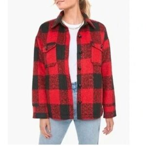 Tuckernuck Pomander Place Red and Black Checked Jacket